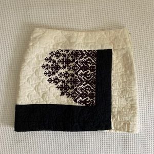 Anthropologie Floreat embroidered skirt